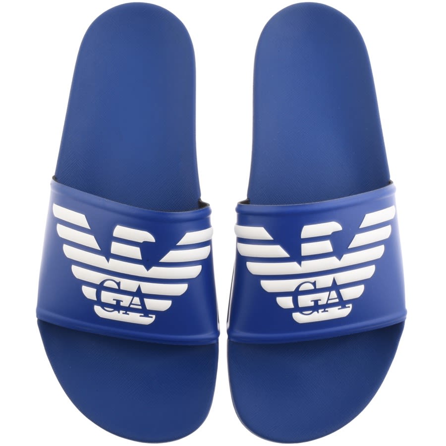 Alternative Image for ProductEmporio Armani Logo Sliders Blue1